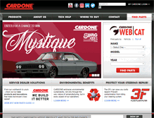 Tablet Screenshot of cardone.com